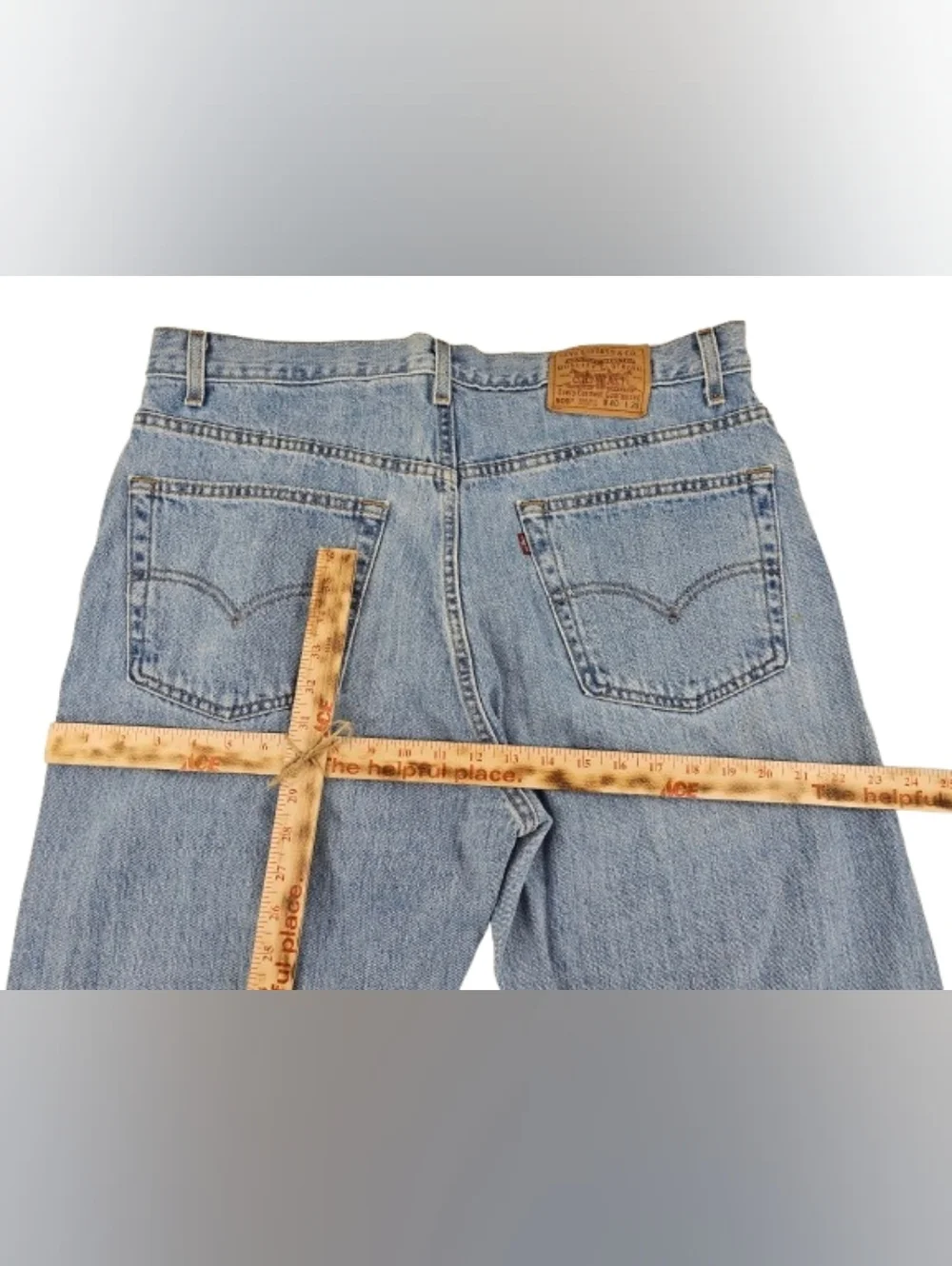 VINTAGE Made In USA Levis 505 Regular Fit Straight Leg Mens 40x30 Jeans 90s‎ Y2K